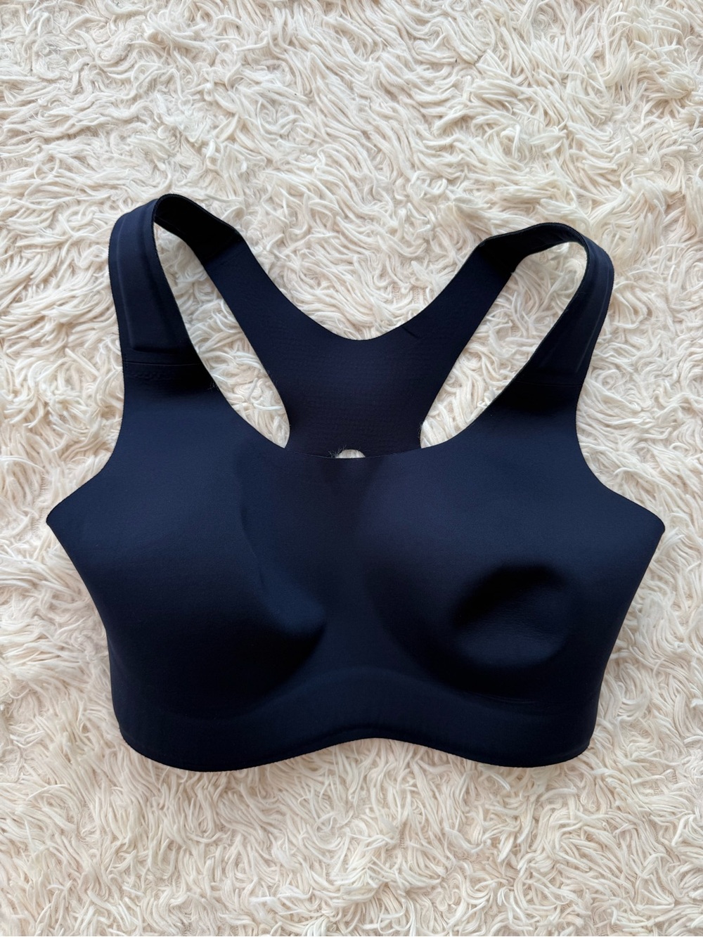 Lululemon Go Further Bra S/P Navy Blue Medium Support Racerback Sports Bra